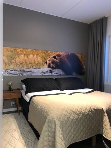 Фото номера Стандартные апартаменты с 3 спальнями, вид на холм Апарт-отели Hotel Vuokatti Apartments г. Вуокатти 3